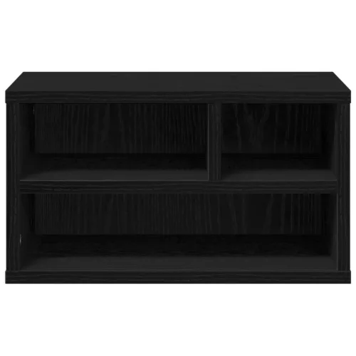  Nyomtatóállvány Fekete Tölgy 40x32x22,5 cm Mérnöki Fa