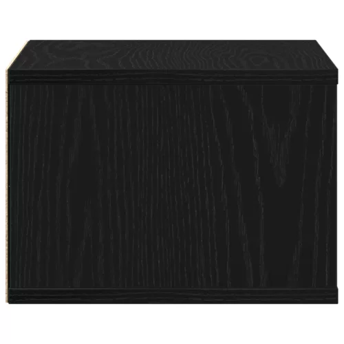  Nyomtatóállvány Fekete Tölgy 40x32x22,5 cm Mérnöki Fa