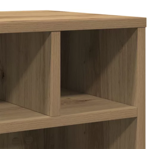  Nyomtatóállvány kerekekkel - Művészi tölgy 41x32x33,5 cm