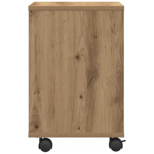  Nyomtató állvány kerekekkel, Művész tölgy, 41x32x48 cm