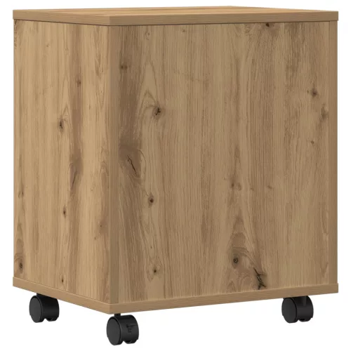  Nyomtató állvány kerekekkel, Művész tölgy, 41x32x48 cm