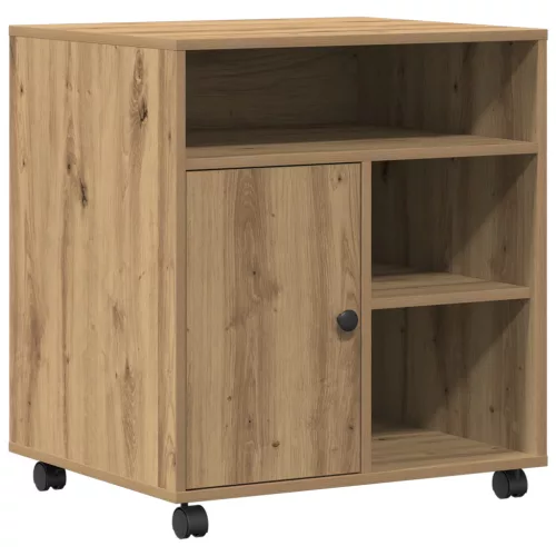  Nyomtatóállvány Kerekekkel Artisan tölgy 60x50x67 cm