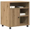  Nyomtatóállvány Kerekekkel Artisan tölgy 60x50x67 cm