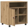  Nyomtatóállvány Kerekekkel Artisan tölgy 60x50x67 cm