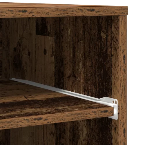  Nyomtatóállvány Kerekekkel Régi Fa 60x48x74 cm