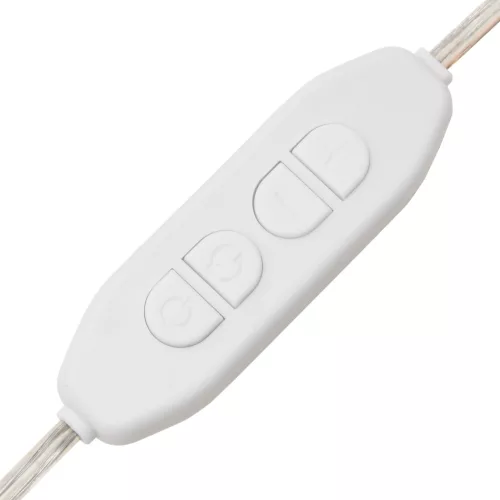  Sminktükör LED lámpákkal Fekete Tölgy Egyesített Fa