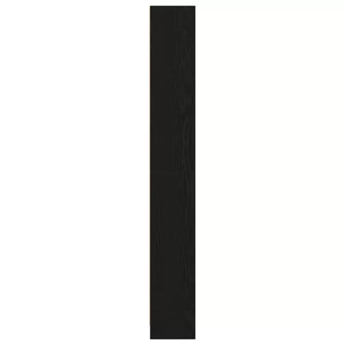  fekete tölgy szerelt fa könyvespolc 40x24x176 cm