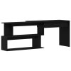  Asztal Fekete Tölgy 200x50x76 cm Mérnöki Fa