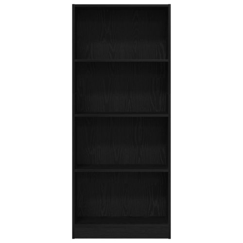  Fekete tölgy könyvespolc - 60 x 24 x 143 cm - Mérnök Fából