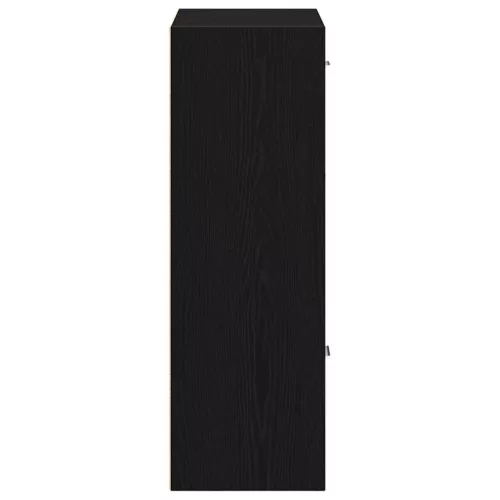  fekete tölgy szerelt fa könyvszekrény/szobaosztó 60,5x30x90 cm