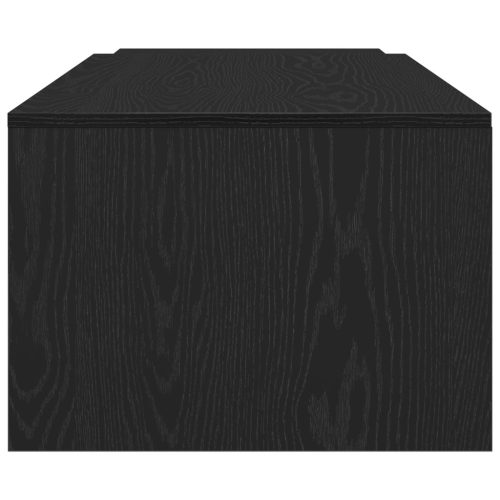  Fekete Tölgy Dohányzóasztal 150x50x35 cm Műgyanta