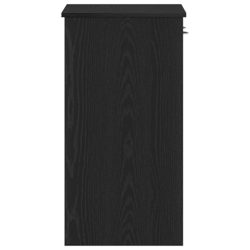  Asztal Fekete Tölgy 80x40x75 cm Mérnöki Fa