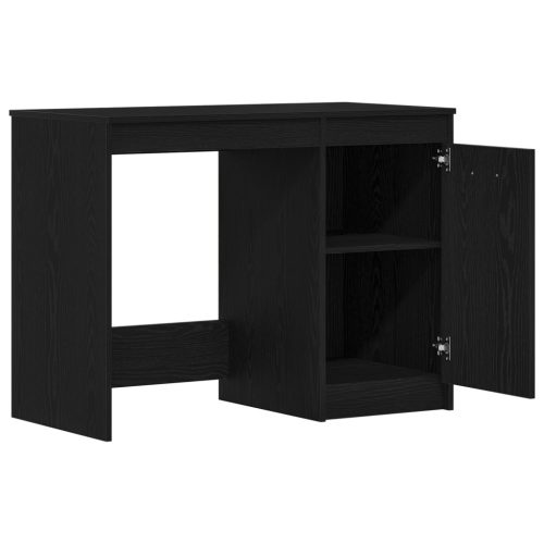  Asztal Fekete Tölgy 100x50x76 cm Szerelt fa