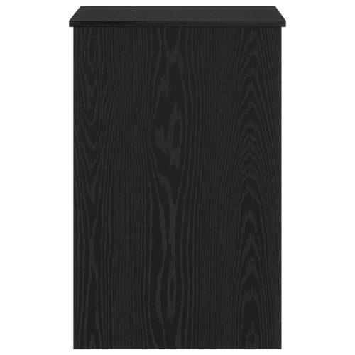  Asztal Fekete Tölgy 100x50x76 cm Szerelt fa