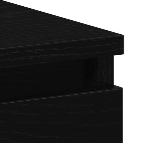  fekete tölgy forgácslap íróasztal 90 x 45 x 76 cm