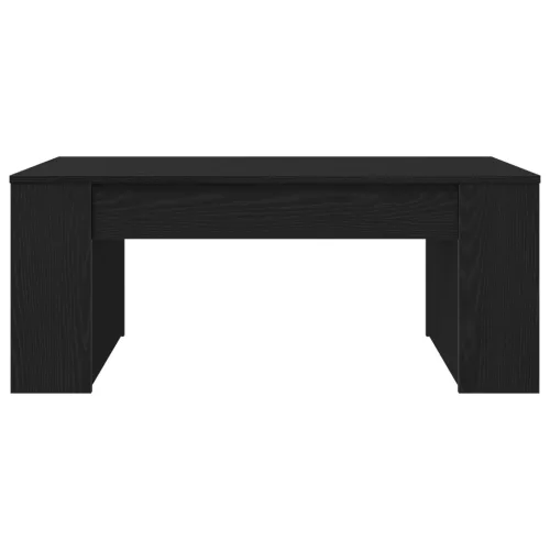  Dohányzóasztal Fekete tölgy 102x55x42 cm Mérnöki fa