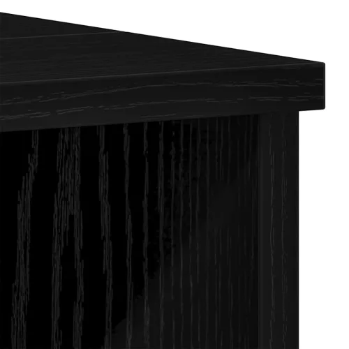  Fürdőszoba Székény ajtóval Fekete tölgy 60 x 32 x 54 cm Faanyag