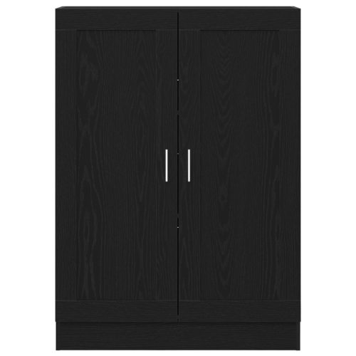  Könyvespolc Fekete Tölgy 82,5x30,5x115 cm Mérnöki Fa