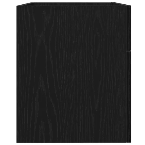  Fürdőszoba Mosdókagyló szekrény Fekete tölgy 38,5 x 100 x 46 cm Fa