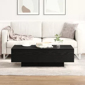  Kávézóasztal Fekete Tölgy 100x30x36,5 cm Mérnöki Fa