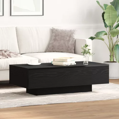  Kávézóasztal Fekete Tölgy 100x30x36,5 cm Mérnöki Fa
