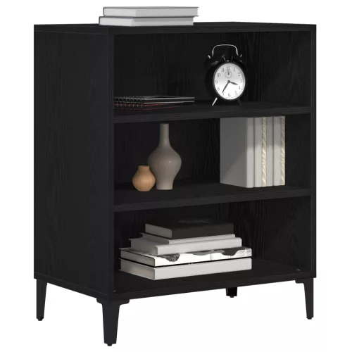  Fekete tölgy komód 57x35x70 cm Műgyanta