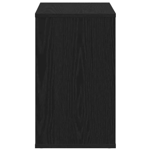  Széf fiókkal Fekete tölgy 60 x 30 x 50 cm Faanyag