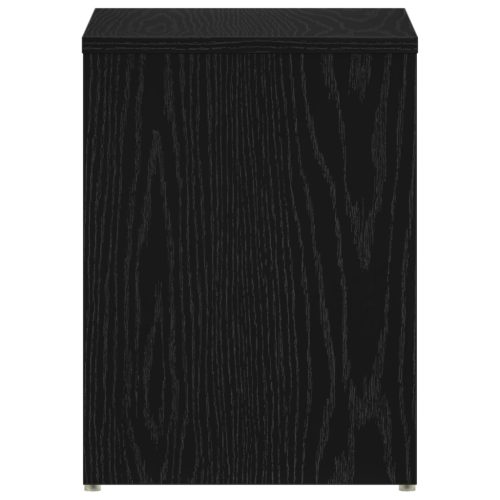  Éjjeli szekrény Fekete tölgy 40x30x40 cm Műanyag fa