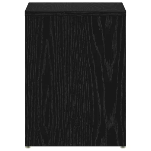  2 db Éjjeli szekrény Fekete Tölgy 40x30x40 cm Mérnöki fa