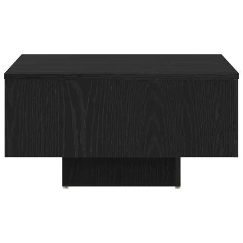  Kávézóasztal Fekete Tölgy 60x60x31,5 cm Mérnöki Fa