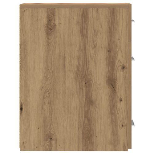  Patika Szekrény Kézműves Tölgy 20x45,5x60 cm Mérnöki Fa