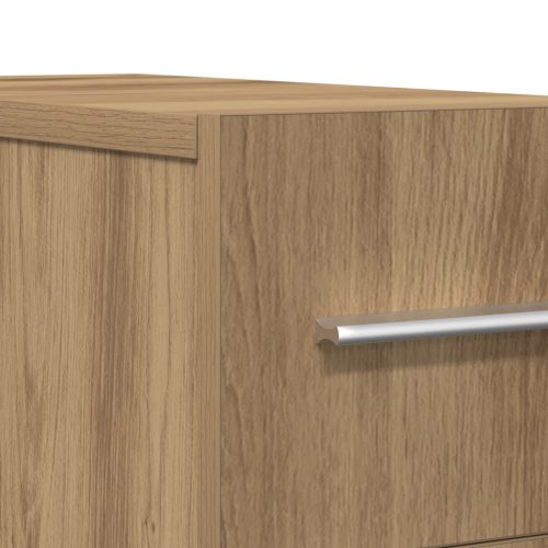  Patika Szekrény Kézműves Tölgy 20x45,5x60 cm Mérnöki Fa