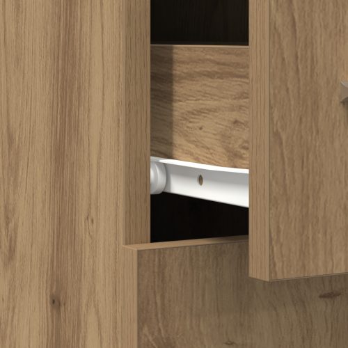  Patika Szekrény Kézműves Tölgy 20x45,5x60 cm Mérnöki Fa