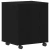  Görgős szekrény Fekete tölgy 45x38x54 cm Műanyag fa