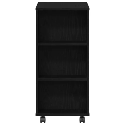  Görgőszekrény Fekete Tölgy 60x35x75 cm Mérnök Fa