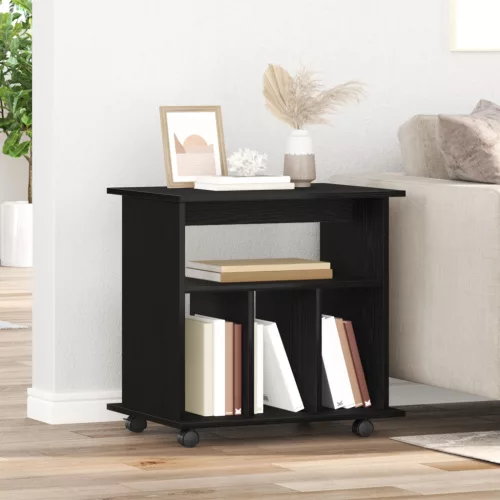  Görgős Szekrény Fekete Tölgy 60x45x55 cm Fa