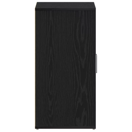  Cipőszekrény Fekete Tölgy 60x35x70 cm Műgyanta