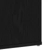  Cipőszekrény Fekete Tölgy 60x35x70 cm Műgyanta