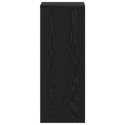  Cipőtároló Fekete Tölgy 60x35x92 cm Műgyanta