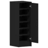  Cipőszekrény Fekete Tölgy 32x35x92 cm Mérnöki Fa