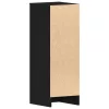 Cipőszekrény Fekete Tölgy 31,5x35x90 cm Mérnöki Fa