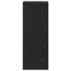  Cipőszekrény Fekete Tölgy 31,5x35x90 cm Mérnöki Fa