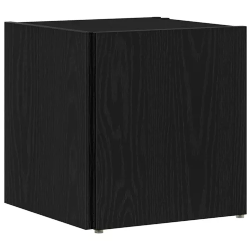  Oldal Asztal Fekete Tölgy 33x33x34,5 cm Műszaki Fa