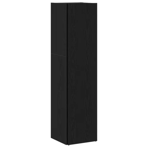  Fekete Tölgy Könyvespolc 33x33x132 cm Mérnöki Fa