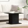  Dohányzóasztal Fekete tölgy 55,5x55,5x40 cm Szerelt fa