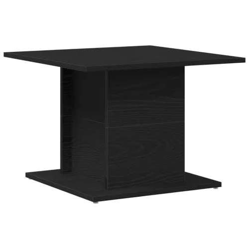  Dohányzóasztal Fekete tölgy 55,5x55,5x40 cm Szerelt fa
