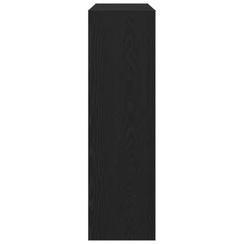  Könyvespolc/Szobaelválasztó Fekete tölgy 100x30x103cm Szerelt fa