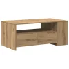  Dohányzóasztal - Kézműves tölgy - 102x55x43.5 cm - Mérnök fatömbből készült