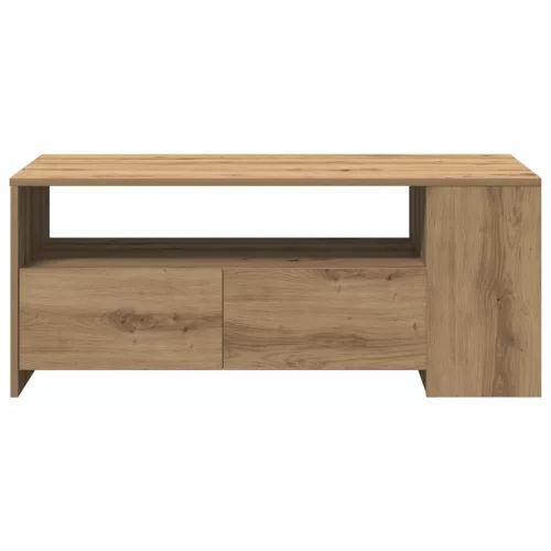  Dohányzóasztal - Kézműves tölgy - 102x55x43.5 cm - Mérnök fatömbből készült