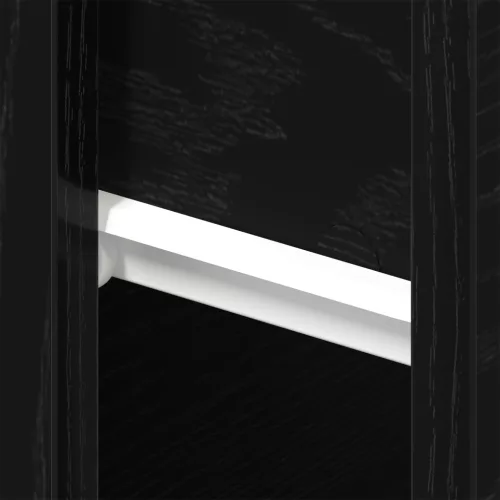  Fali Éjjeli Szekrények (2 db) - Fekete Fából készült